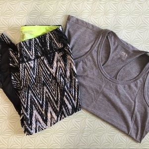 Avia Crop Leggings And Athletic Works Tank Top Set